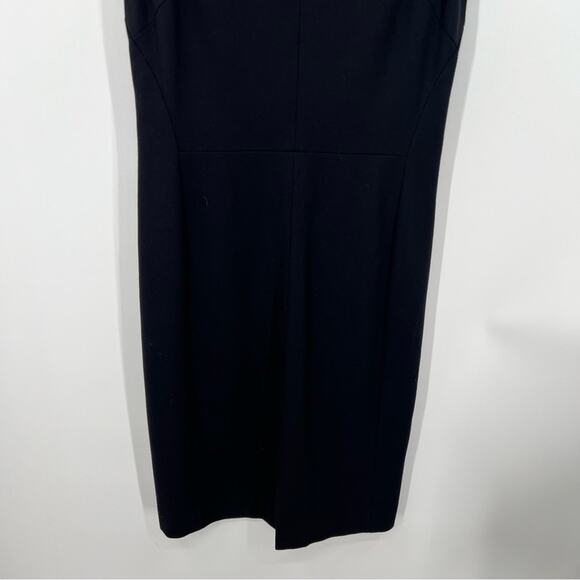 M.M. Lafleur Women’s Black Business Casual Short Sleeve Dress Size 8 - Picture 4 of 7